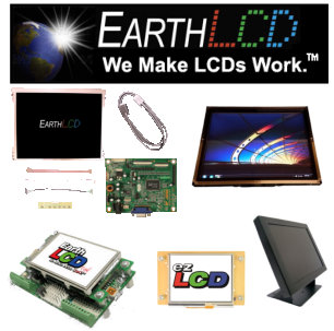 Earth LCD Banner