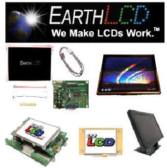 Earth LCD Banner