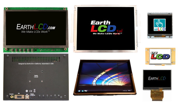 Earth LCD Panels